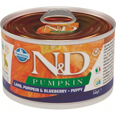 N&D Dog Pumpkin Puppy Lamb & Blueberry 140 g