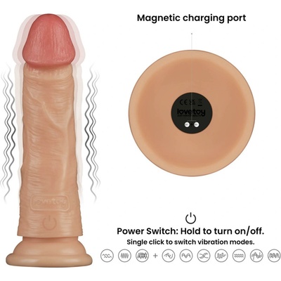 Lovetoy Vibrating Power Basics Cock 18 cm