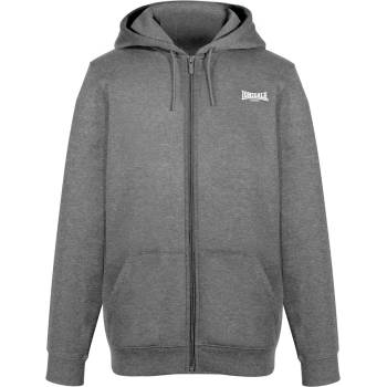 Lonsdale Мъжки суичър Lonsdale Essential Zip Hoodie Mens - Charcoal M