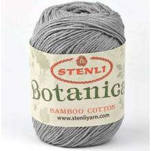 STENLI Botanical 07 šedá