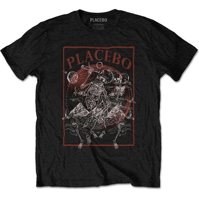 Placebo tričko Astro Skeletons čierne