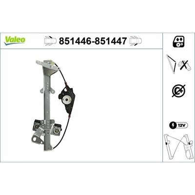 Zvedací zařízení oken VALEO 851446