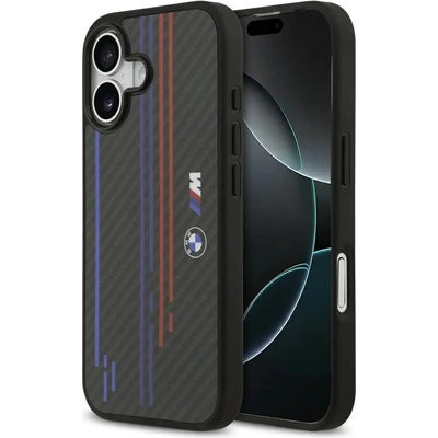 BMW M Kevlar Lines & Logo MagSafe Case за iPhone 17 - черен