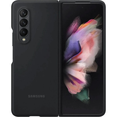 Samsung Гръб Samsung Silicone Cover за Galaxy Z Fold 3 - Черен, EF-PF926TBE
