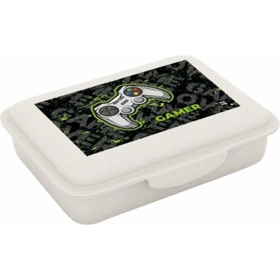 Box na svačinu s přihrádkou Gamer