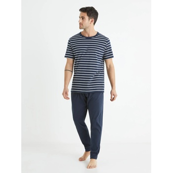 Image 1 of Celio Тъмно синя мъжка пижама на райета Celio Bisible Celio | Sin | МЪЖЕ | S