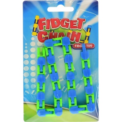 Fidget Toys Chain řetízek tvarovací 40cm zelenomodrá