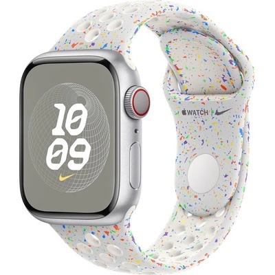 Apple Каишка Apple - Nike Sport Band, Apple Watch, 46 mm, S/M, Pure Platinum (myl43zm/a)