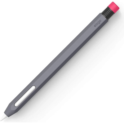 elago Apple Pencil 2 Silicone Cover - силиконов калъф за Apple Pencil 2 (тъмносив)