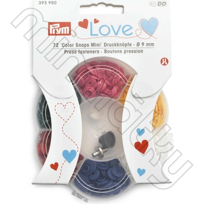 Patentky MINI "Color snaps" 72 ks PRYM LOVE – Sleviste.cz