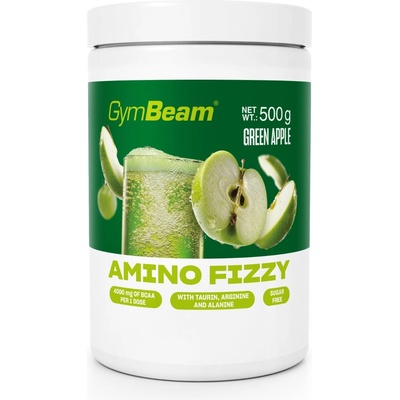 GymBeam Ефервесцентен Amino Fizzy 500 g зелена ябълка
