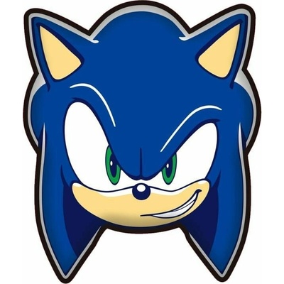 Jerry Fabrics Tvarovaný plyšový vankúš Sonic Polyester 33x29