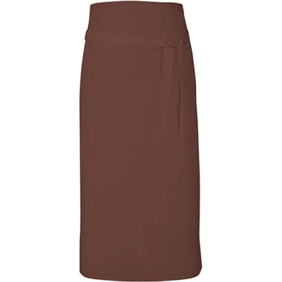 Link Kitchen Wear Gastro zástěra X985 Brown Pantone 476 90x80cm