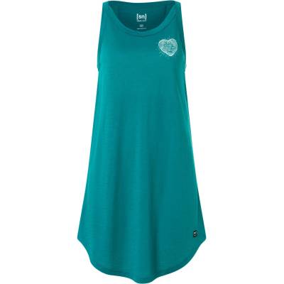 super. natural Дамска рокля Super. natural Women's Little Heartwood Dress - Pacific / White Stone (134-1749-0113)