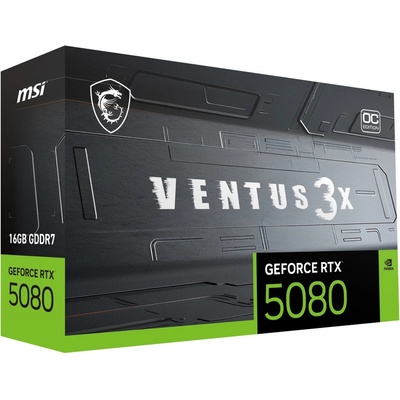 MSI GeForce RTX 5080 16G VENTUS 3X OC PLUS