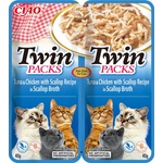 Inaba Foods Ciao Twin tuna & chicken with scallop recipe 80 g