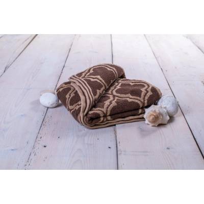 TiaHome Froté osuška Dolce Hnědá 70 x 140 cm