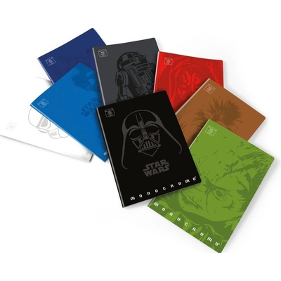 Pigna školní sešit Monocromo Star Wars A4 linkovaný