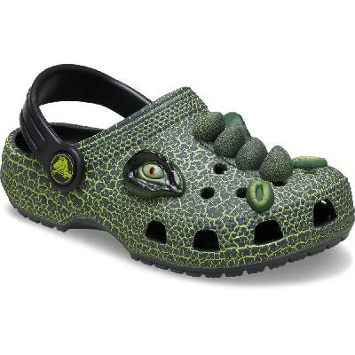Classic Iam Scary Dino clogs - Green (Black)