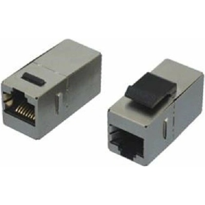 Spojka OEM kombinovaná ako Keystone, STP, Cat. 5e, RJ45, celokovová