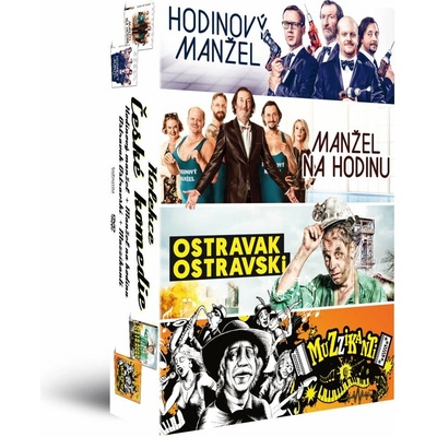 České komedie Kolekce 4DVD 4 disky DVD