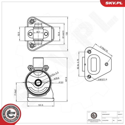 Zavěšení motoru ESEN SKV 75SKV271