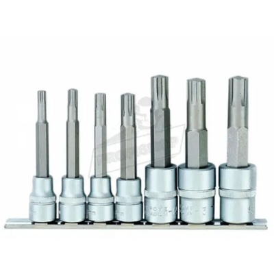 FORCE Вложки 3/8" накрайник "ribe" 1/2" и 3/8" комплект 7 бр. jn94003 force 3078 (jn94003)