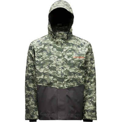 Grundéns Bunda Downrigger Gore-Tex Jacket Refraction Camo Green Anchor