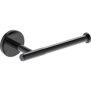 Mexen Gravo държач за тоалетна хартия, черен хром - 70A93025-73 (70A93025-73)