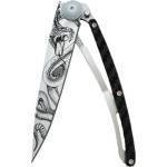 DEEJO 1cc209 tattoo carbon / Ултралеко джобно ножче с дръжка от карбонови влакна (1cc209)