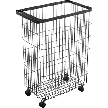 YAMAZAKI Черна метална кошница за пране 55 L Tower - YAMAZAKI (1810724_4777)