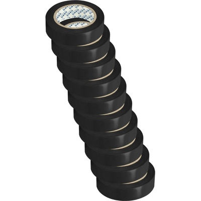 Orno Sada izolačných pások nehorľavých 0,13 mm x 15 mm x 10 čierna 10 ks