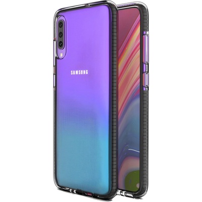 Izmael Pокривало Spring clear TPU за Samsung Galaxy A70 - Черен KP10544 (10544)