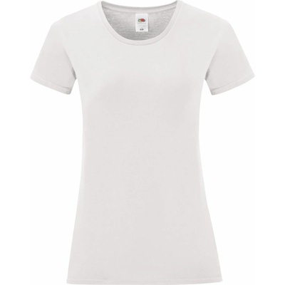 Fruit Of The Loom Lady-fit Iconic 150 T bílá