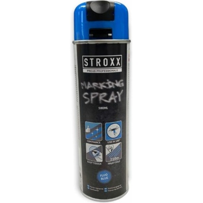 Stroxx značkovací sprej 500 ml modrý