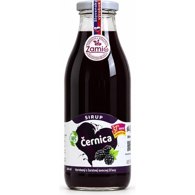 Zamio sirup černica 0,5 l