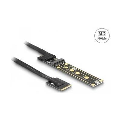 Delock Karta Riser NVMe M.2 Key A+E zástrčková na Key M Slot, s kabelem délky 20 cm 64215