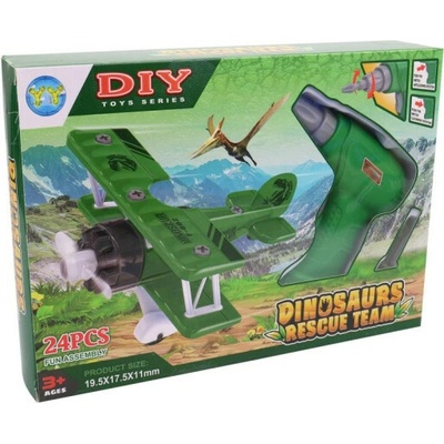 DIY Letadlo ke šroubování s vrtačkou, na setrvačník