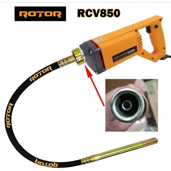 ROTOR Вибратор за бетон rotor rcv850, 850w, вал 1.5 м, 35 мм (uni-010459)