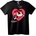 NOONEBRAND Тениска Powerpuff Girls Blossom Сърце - XXS, Black