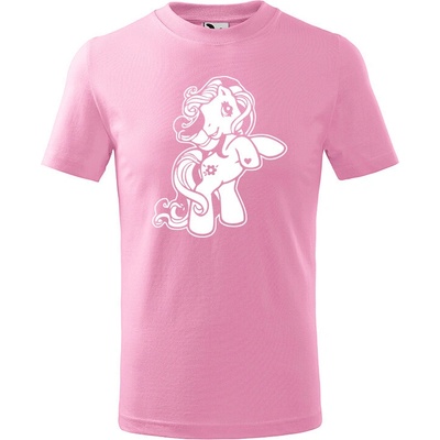 T-ričko My little Pony detské tričko Biela Čierna