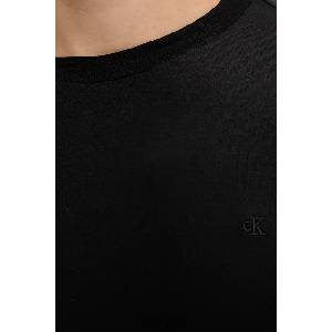 Calvin Klein Памучна блуза с дълги ръкави (LV04LD227G)
