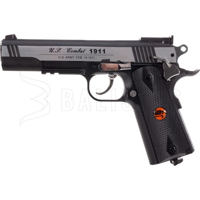 Bruni US Combat 1911 M 4,5 mm strieborná