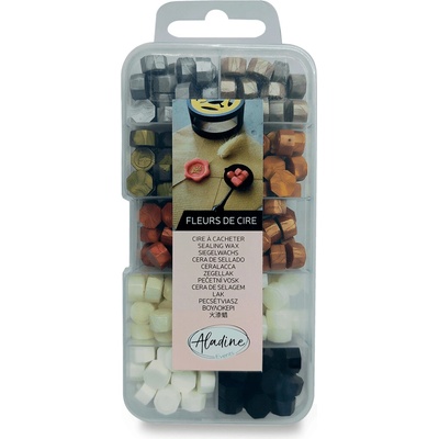 Aladine Pečetní vosk granulovaný metalické barvy – Zboží Dáma