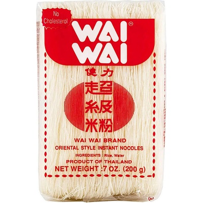 Wai Wai Vlasové ryžové rezance Vermicelli 200 g