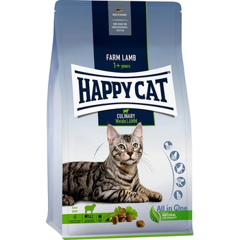 Happy Cat 1, 3кг агнешко Adult Culinary Happy Cat суха храна за котки