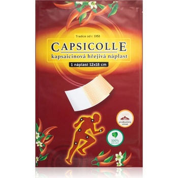 Capsicolle Capsaicin patch 12 × 18 cm загряваща лепенка със засилен ефект против болка