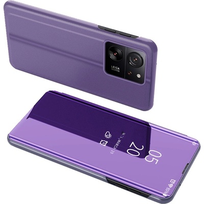 Clear zavírací kryt s matným předkem na Xiaomi 13T/13T Pro - světlefialový