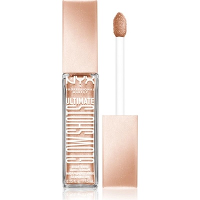 NYX Professional Makeup Ultimate Glow Shots trblietavé tekuté očné tiene 05 Highkey Lychee 7,5 ml