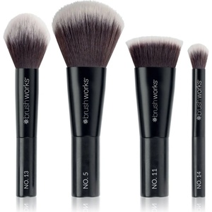 Brushworks On The Move Makeup Minis Complexion комплект четки